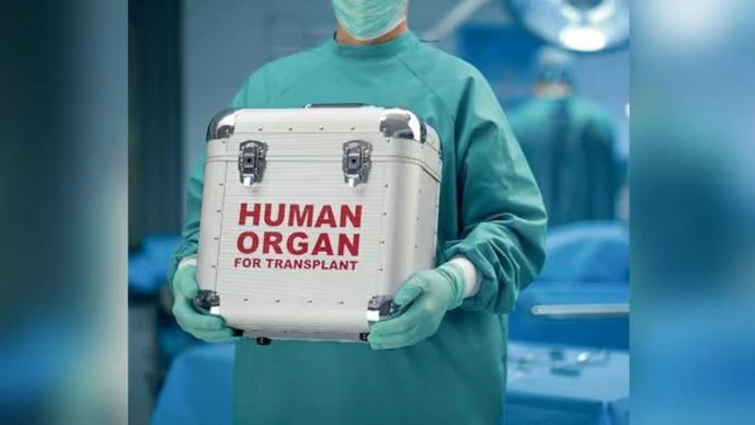 Organ Transport from Hospital via SUV to Private Aviation