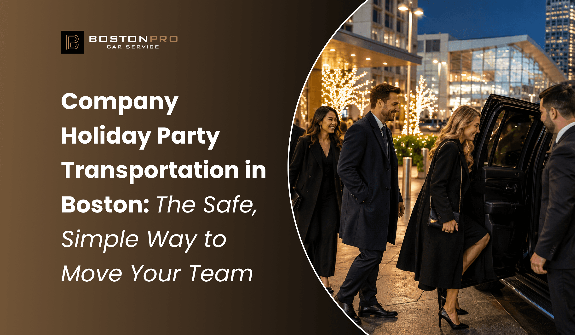 Company Holiday Party Transportation in Boston: The Safe, Simple Way to Move Your Team