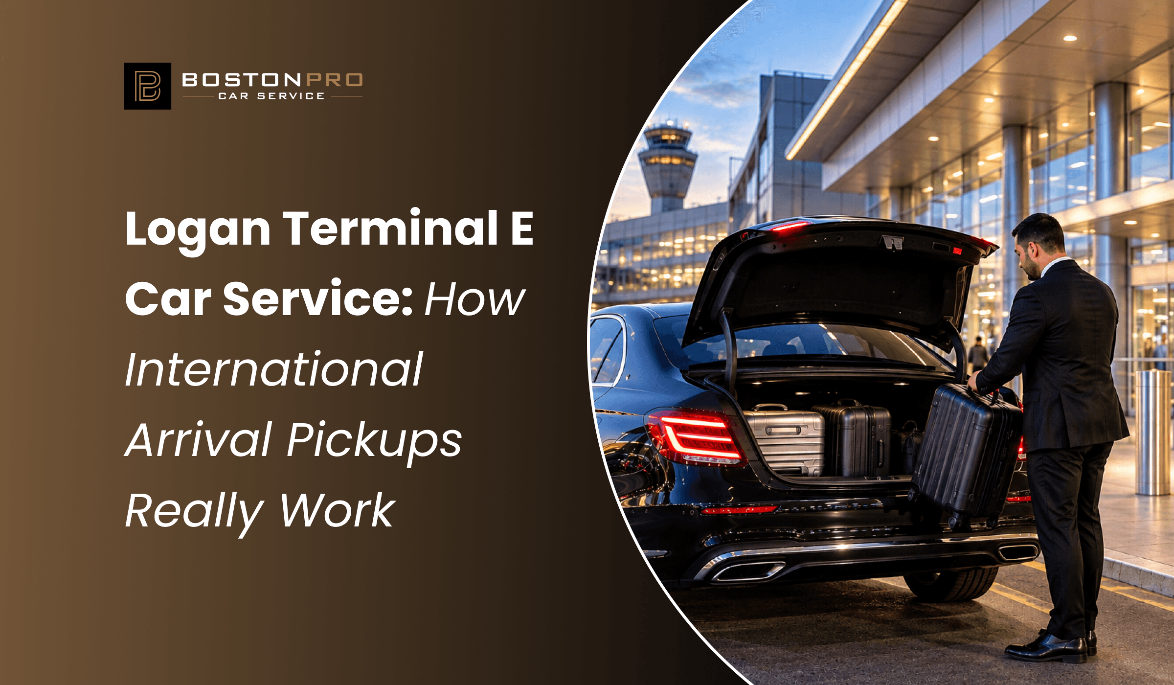Logan Terminal E Car Service: How International Arrival Pickups Really Work